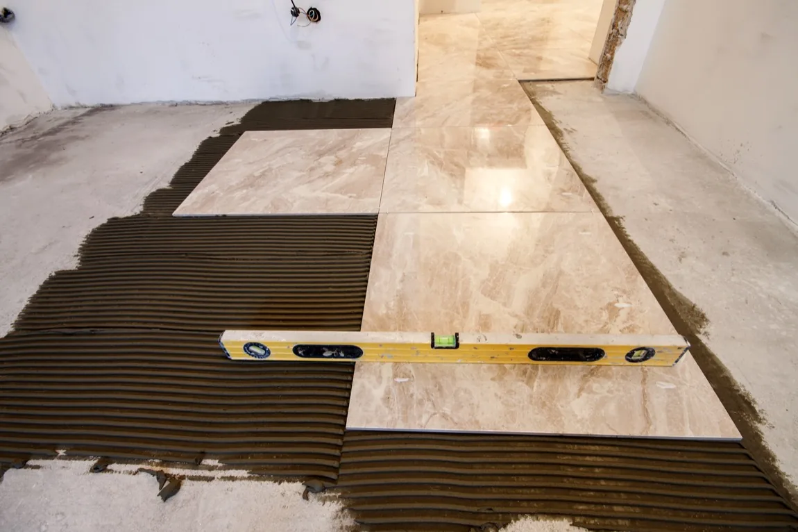 Pose de carrelage