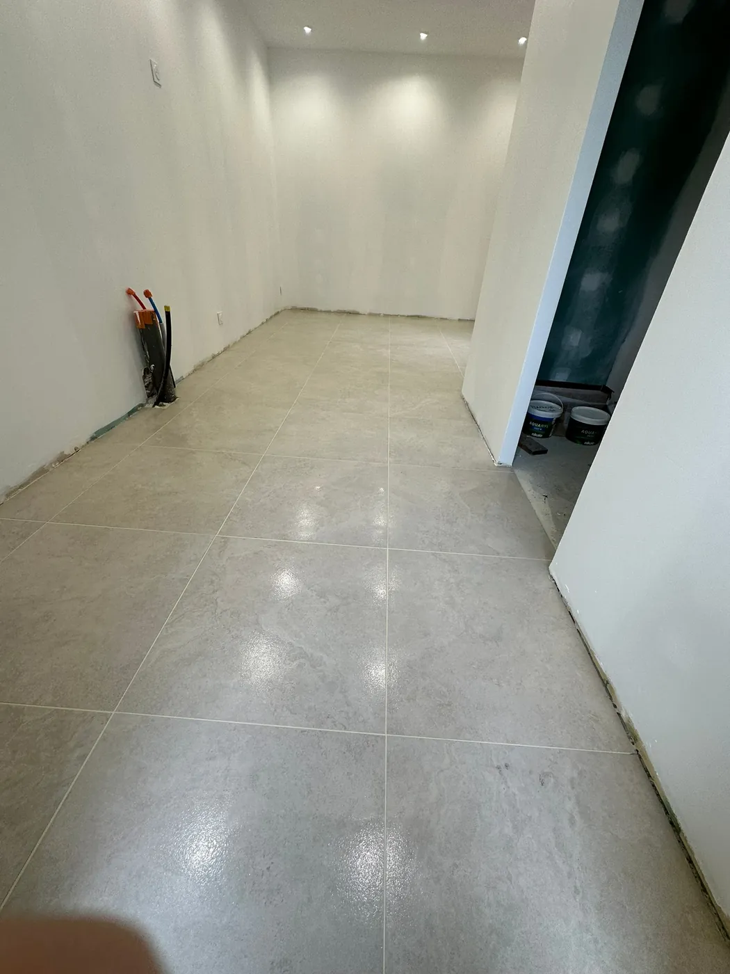 Chantier carrelage réalisé par Hernandez Bâtiment
