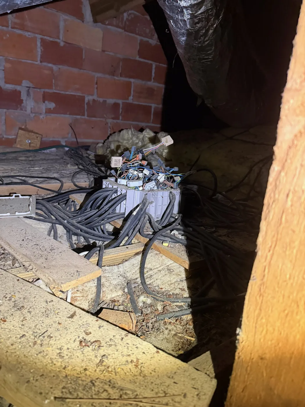 Chantier électricité réalisé par Hernandez Bâtiment