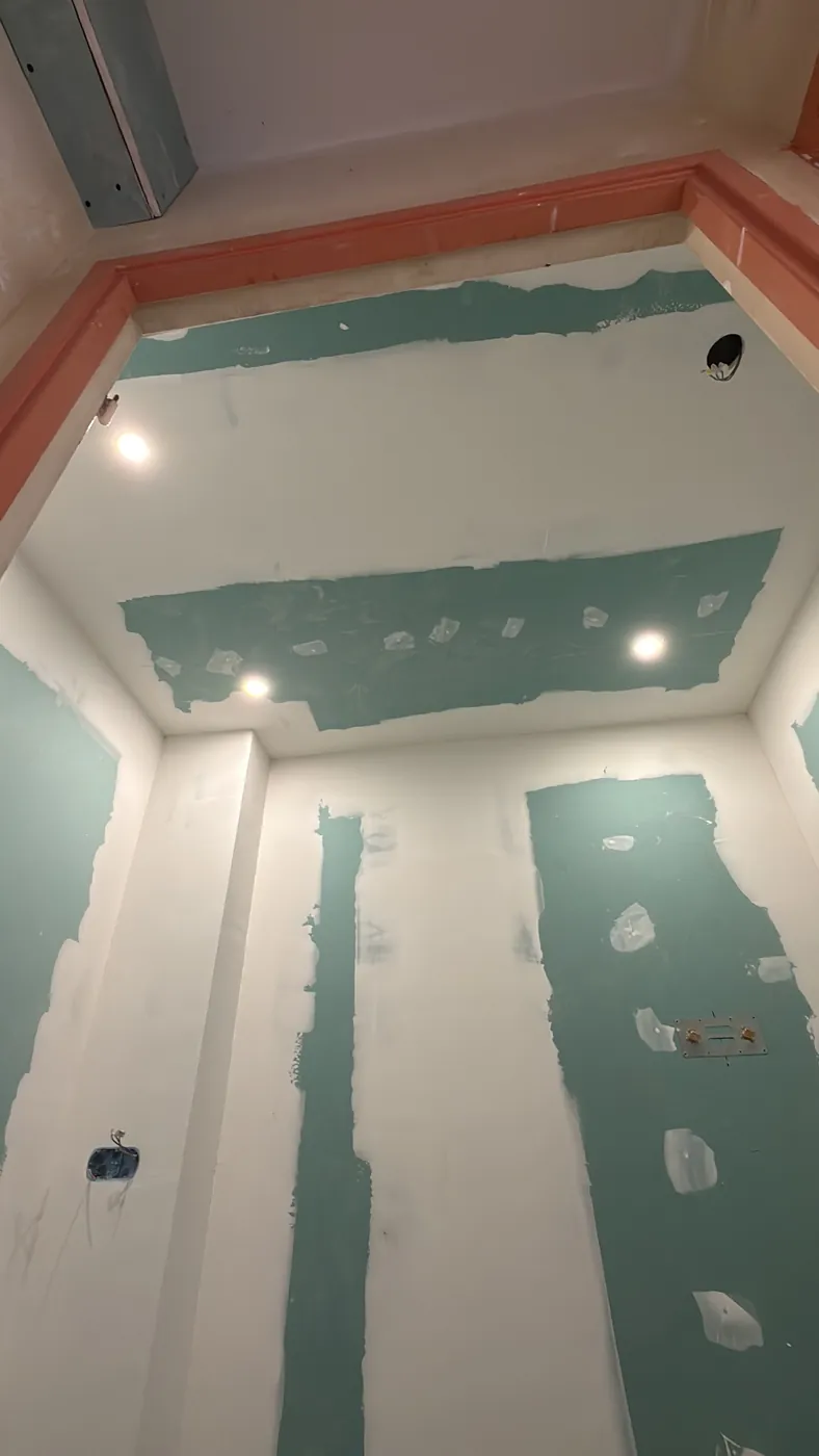 Chantier plâtrerie réalisé par Hernandez Bâtiment