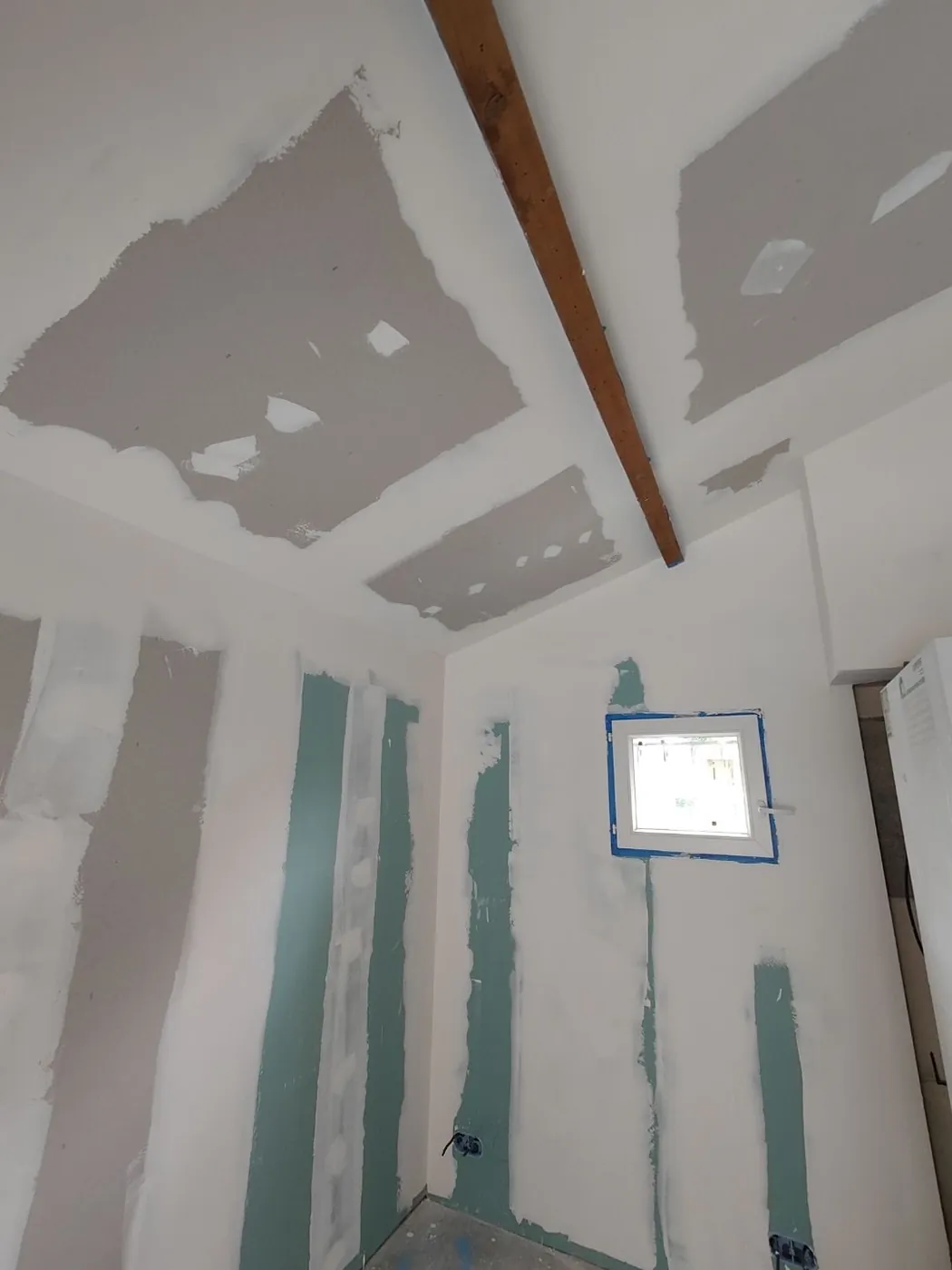 Chantier plâtrerie réalisé par Hernandez Bâtiment