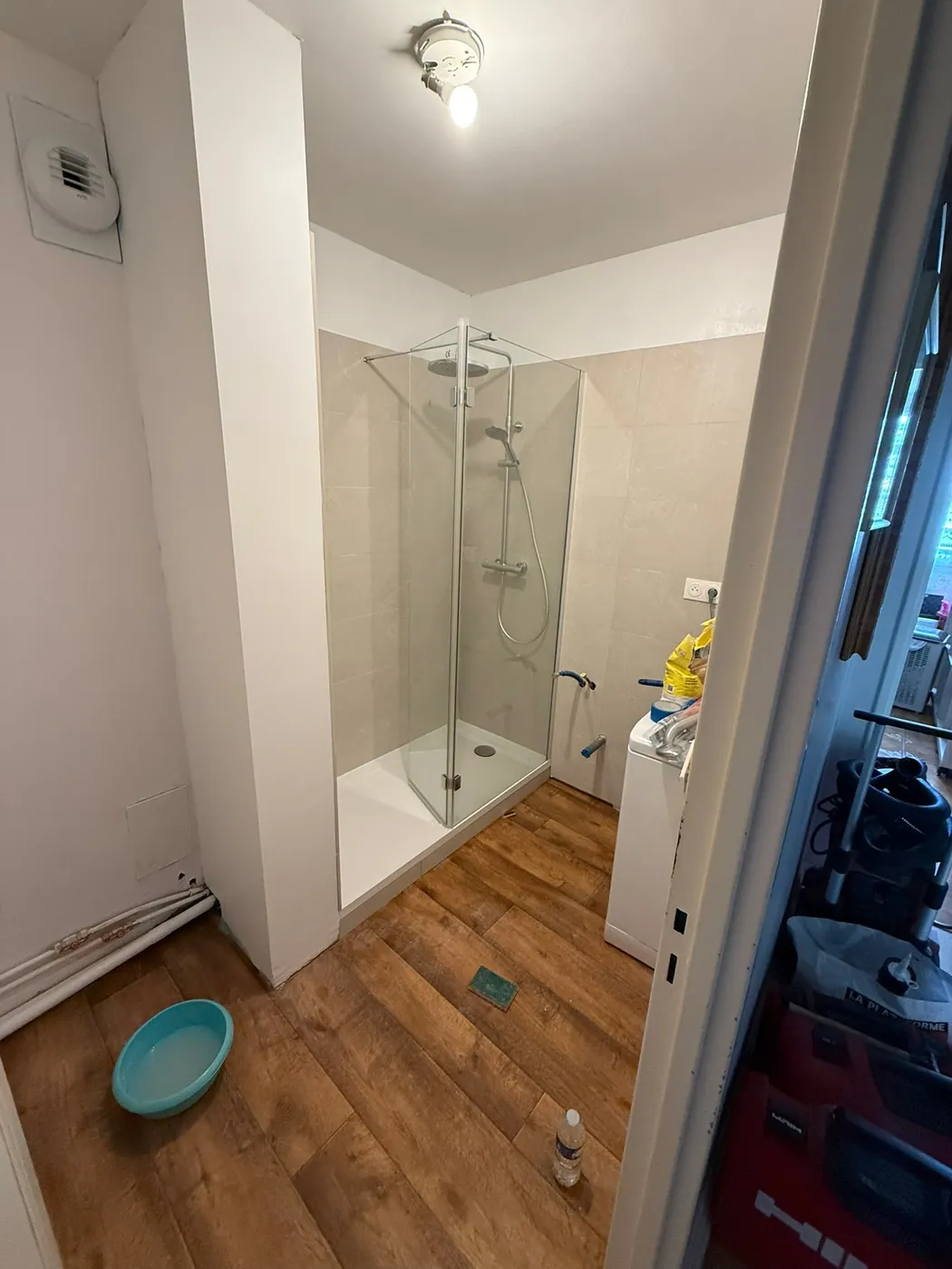 Chantier plomberie réalisé par Hernandez Bâtiment